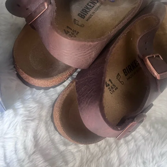 NWT Birkenstock new Milano Chocolate Brown Sandals - Picture 5 of 9